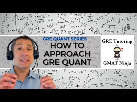 GRE Quant Bootcamp
