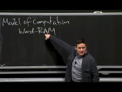 MIT 6.006: Introduction to Algorithms
