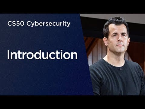 CS50's Introduction to Cybersecurity