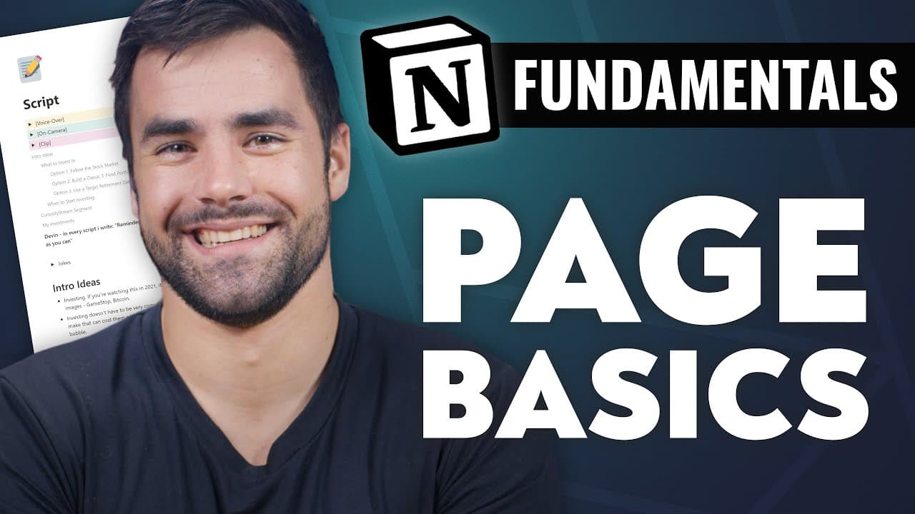 Notion Mastery: Fundamentals to Advanced Systems